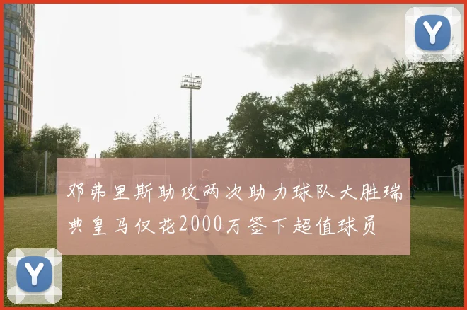 邓弗里斯助攻两次助力球队大胜瑞典皇马仅花2000万签下超值球员